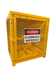 Small Gas Bottle Storage Cage | Compact & Secure Storage