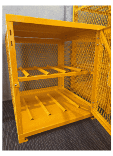 Small Gas Bottle Storage Cage | Compact & Secure Storage