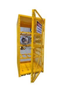 Medium Gas Bottle Storage Cage | Secure & Durable Design