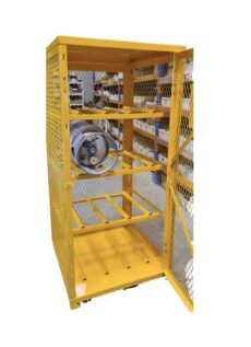 Medium Gas Bottle Storage Cage | Secure & Durable Design