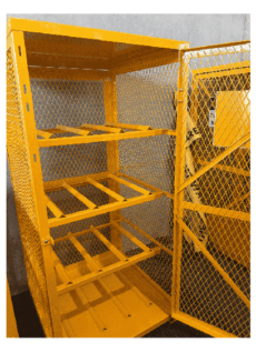 Medium Gas Bottle Storage Cage | Secure & Durable Design