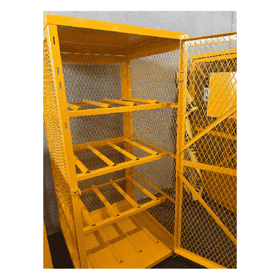 Medium Gas Bottle Storage Cage | Secure & Durable Design