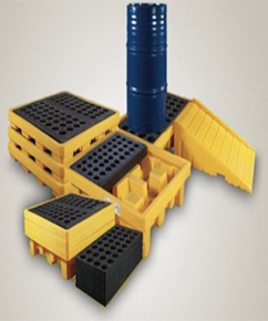 2 Drum Spill Containment Pallet