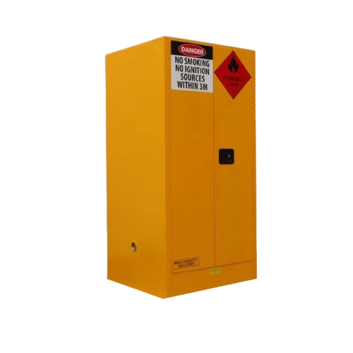 Angled view of a 350L Flammable Goods Cabinet