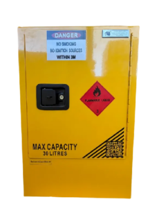 30L Flammable Goods Cabinet | Class 3 | Compact & Fire-Safe