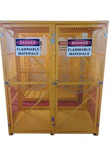 Large Gas Bottle Storage Cage | Industrial-Grade Storage