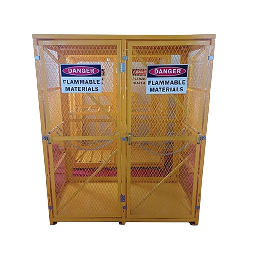 Large Gas Bottle Storage Cage | Industrial-Grade Storage