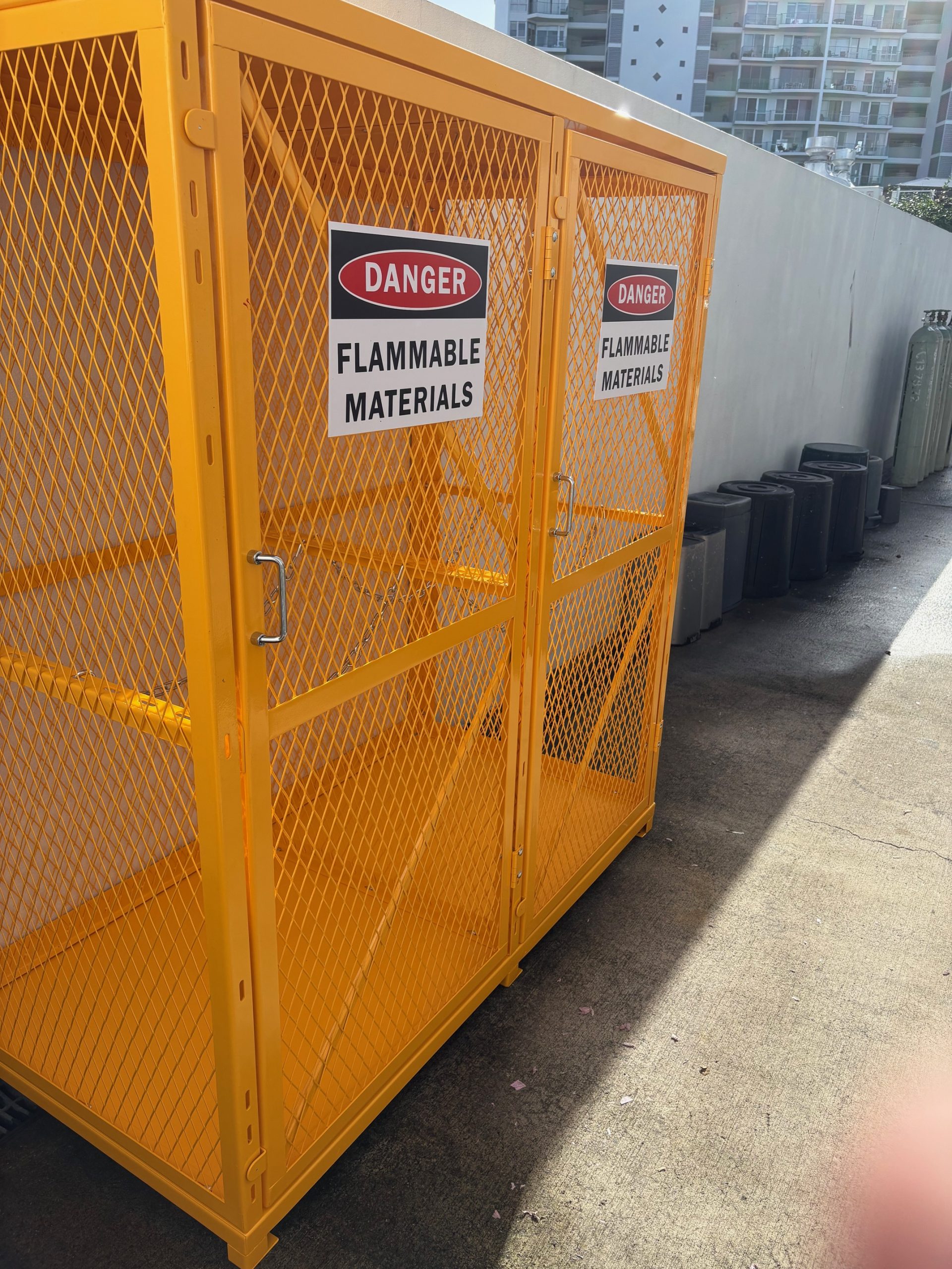 Large Gas Bottle Storage Cage | Industrial-Grade Storage