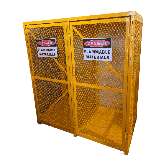 Large Gas Bottle Storage Cage | Industrial-Grade Storage