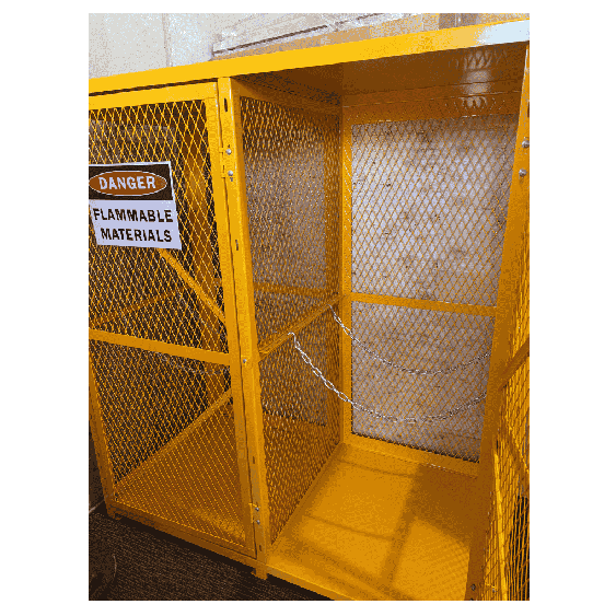 Large Gas Bottle Storage Cage | Industrial-Grade Storage