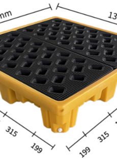 Spill containment pallets