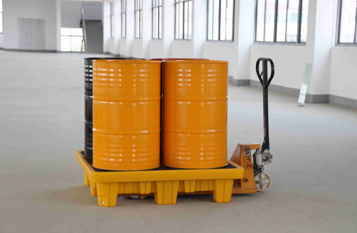 4 Drum Spill Containment Pallet