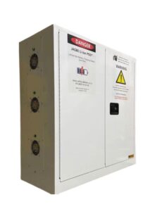 12 Station Lithium-Ion Battery Cabinet | Charging & Storage | Fire-Safe