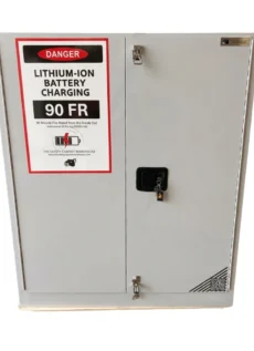 12 Station Lithium-Ion Battery Cabinet | Charging & Storage | Fire-Safe