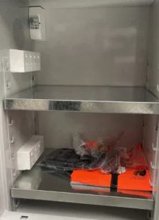 8 Station Lithium-Ion Battery Cabinet | Charging & Storage | Fire-Safe