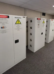 20 Station Lithium-Ion Battery Cabinet | Charging & Storage | Fire-Safe