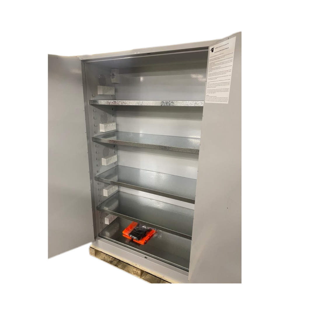 20 Station Lithium-Ion Battery Cabinet | Charging & Storage | Fire-Safe
