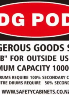 1000L Dangerous Goods Storage Cabinet | Heavy Duty | Weatherproof