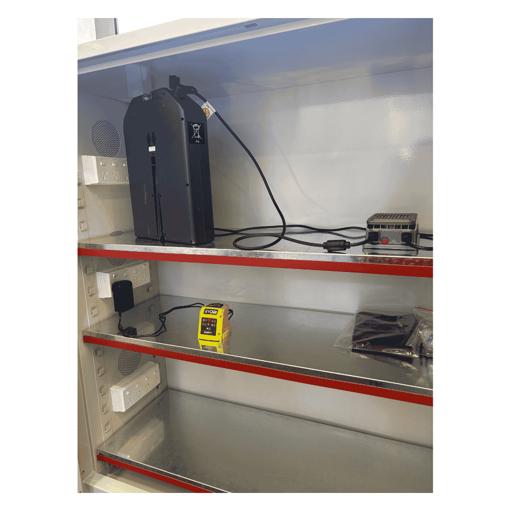 12 Station Li-Ion Battery Cabinet