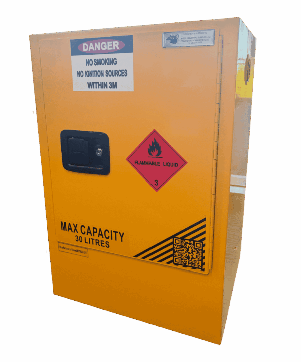 30L Flammable Goods Cabinet | Class 3 | Compact & Fire-Safe