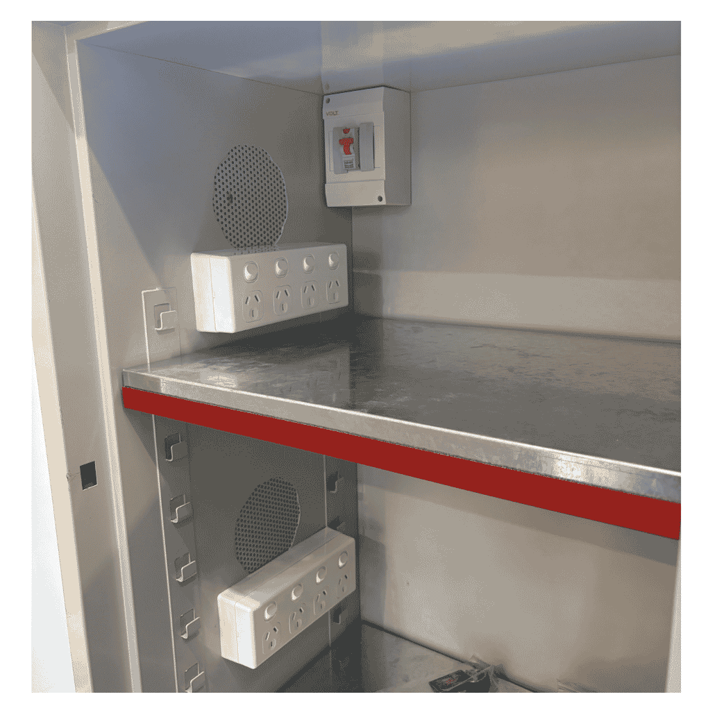 8 Station Lithium-Ion Battery Cabinet