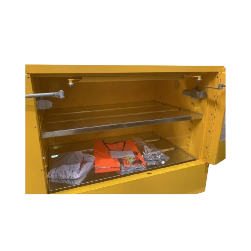 Inside the 100L Flammable Goods Cabinet