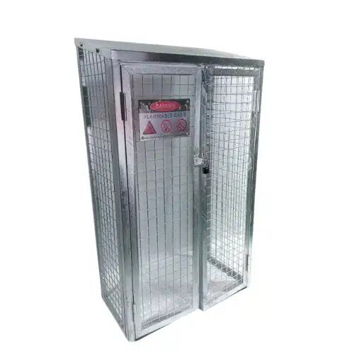 Domestic 45kg Gas Bottle Cage | Secure Storage for LPG Cylinders