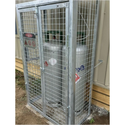 Domestic 45kg Gas Bottle Cage | Secure Storage for LPG Cylinders