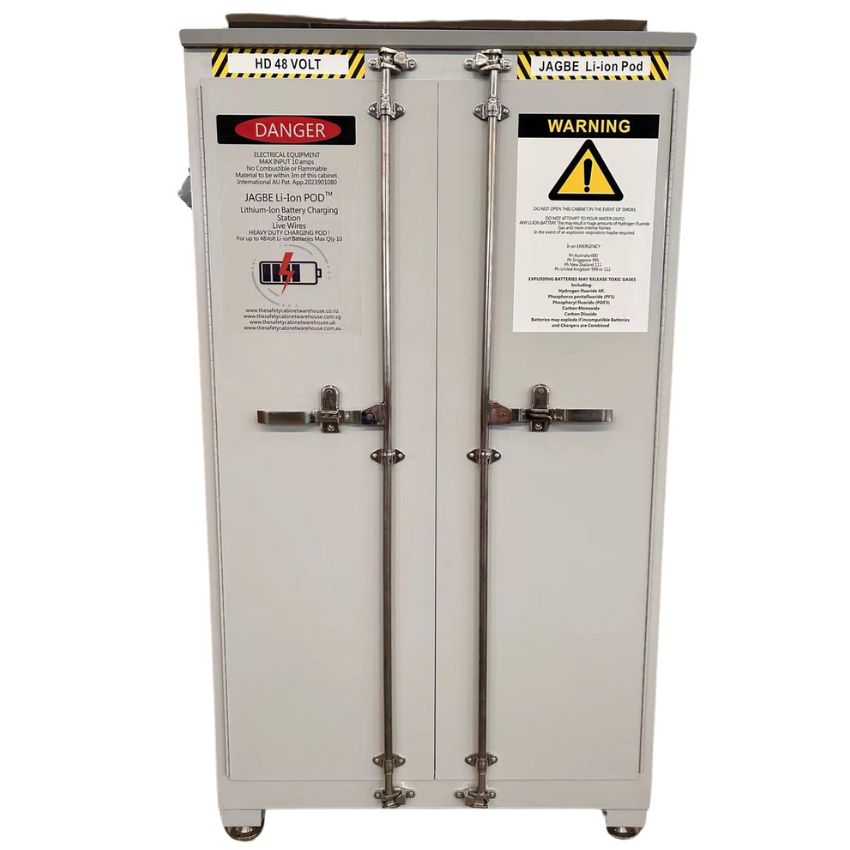 Heavy-Duty Large Lithium-Ion Battery Cabinet | Indoor/Outdoor | Fire-Safe