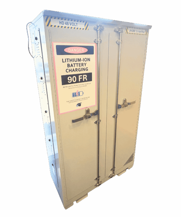 Heavy-Duty Large Lithium-Ion Battery Cabinet | Indoor/Outdoor | Fire-Safe