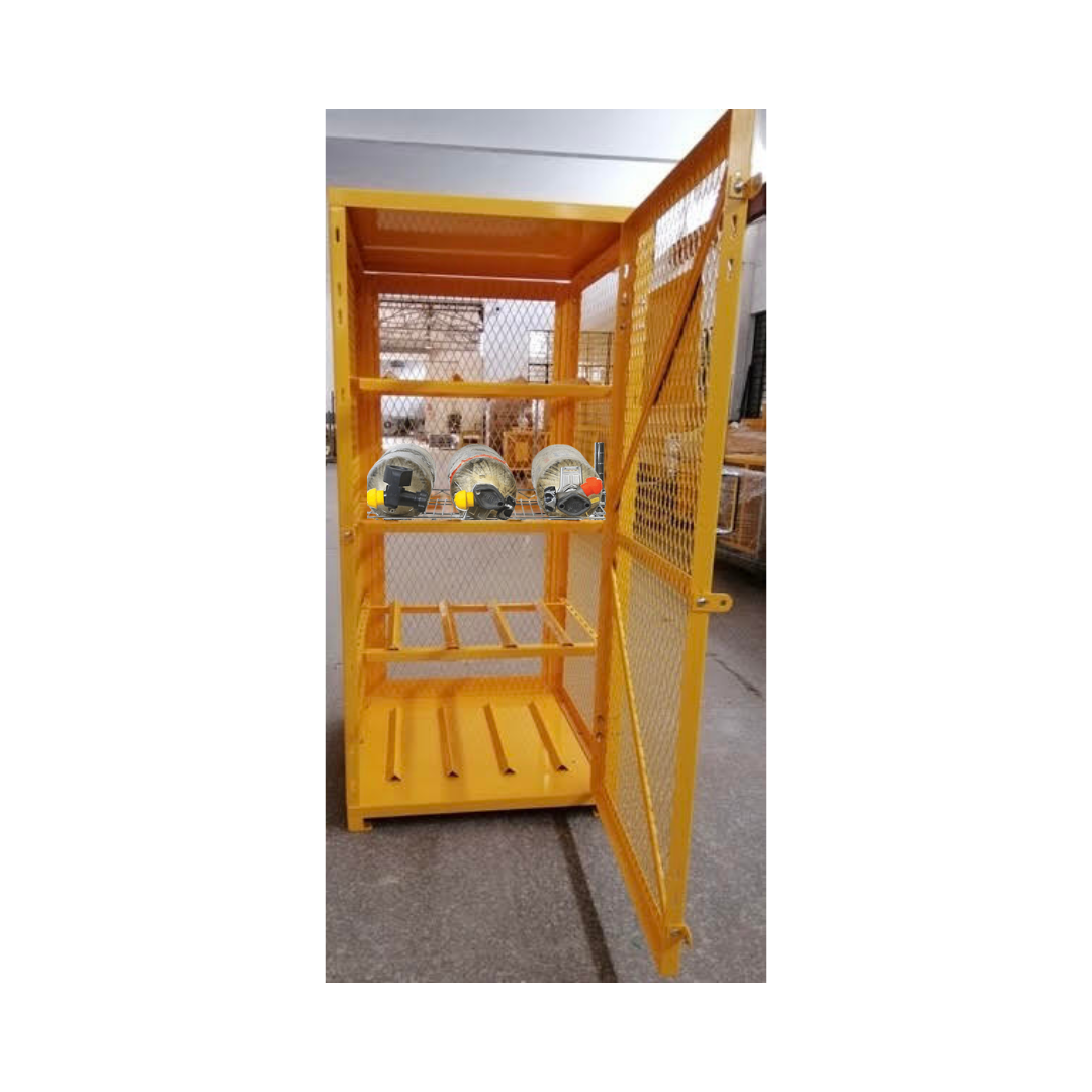 SCBA Tank Storage Cabinet | Heavy-Duty Rack Cage for SCBA Cylinders