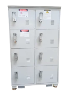 Heavy Duty Lithium-Ion Battery Cabinet | 8 Door | Fire-Safe