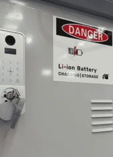 Heavy Duty Lithium-Ion Battery Cabinet | 8 Door | Fire-Safe