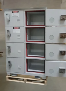 Heavy Duty Lithium-Ion Battery Cabinet | 8 Door | Fire-Safe