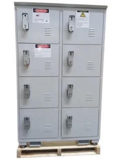 Heavy Duty Lithium-Ion Battery Cabinet | 8 Door | Fire-Safe
