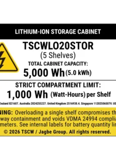 Lithium-Ion Battery Cabinet | Storage for Lithium-ions