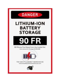 Lithium-Ion Battery Cabinet | Storage for Lithium-ions
